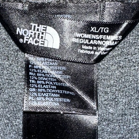 Women's‎ The North Face Cropped Athletic Leggings High Waisted Dark Grey Size XL - Picture 4 of 6